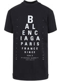 Balenciaga Women Optical Artwork Oversized T-Shirt - Maven Couture IncTops / Tee Shirts