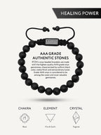 Black Onyx Beaded Bracelet - Bali - Maven Couture IncBeaded Bracelet