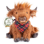 17.7 Inches Highland Cow Plush Handmade Collectable– Weighted Toy for Kids & Adults - Maven Couture IncWild Animals
