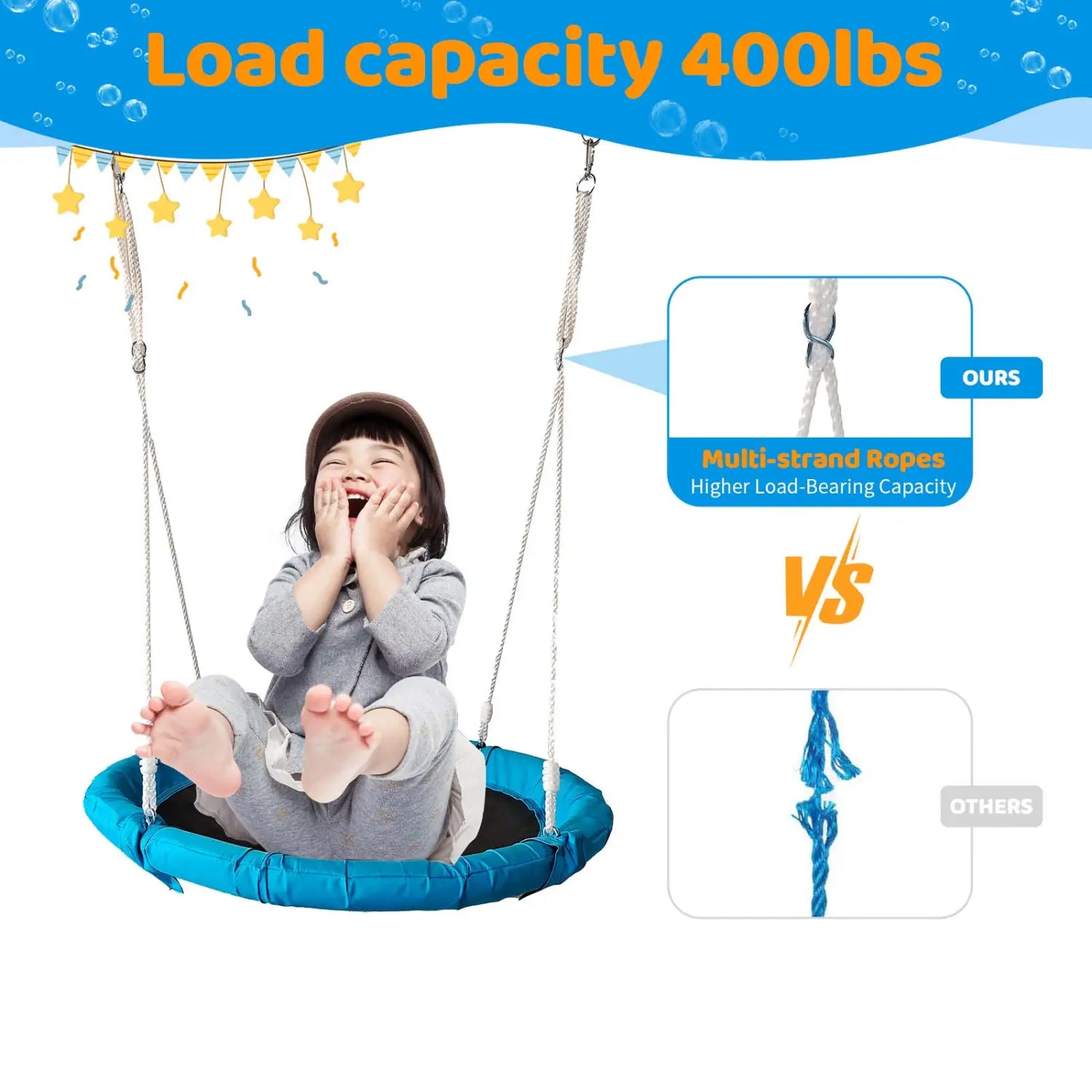 Elevate outdoor fun with our luxury playground metal swing set