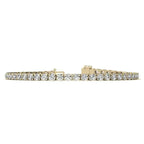 2CTW Created Moissanite Tennis Bracelet - Sterling Silver, 7" Length, White or 14K Gold Plated - Maven Couture IncBracelets