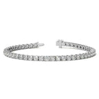 2CTW Created Moissanite Tennis Bracelet - Sterling Silver, 7" Length, White or 14K Gold Plated - Maven Couture IncBracelets