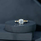 3 Carat IGI Certified Lab Grown Diamond Cushion Cut Engagement Ring for Women