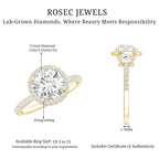 3 Carat IGI Certified Lab Grown Diamond Engagement Ring