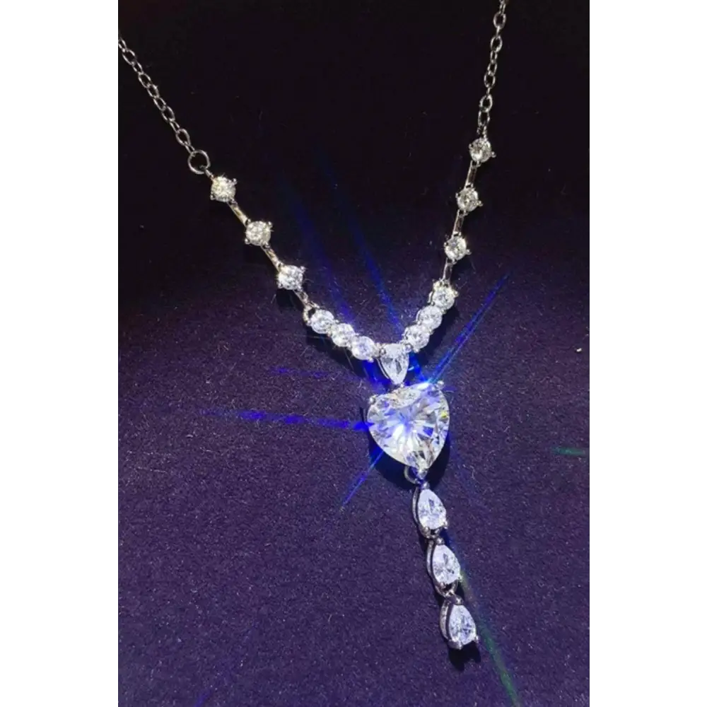 Exquisite 3 carat moissanite necklace for luxury fashion enthusiasts $241 1-piece each exquisite piece of moissanite