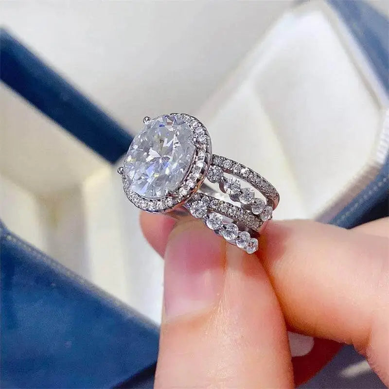 Exquisite 3 carat moissanite ring for luxury fashion and exclusive jewelry $250 1-piece this exquisite moissanite