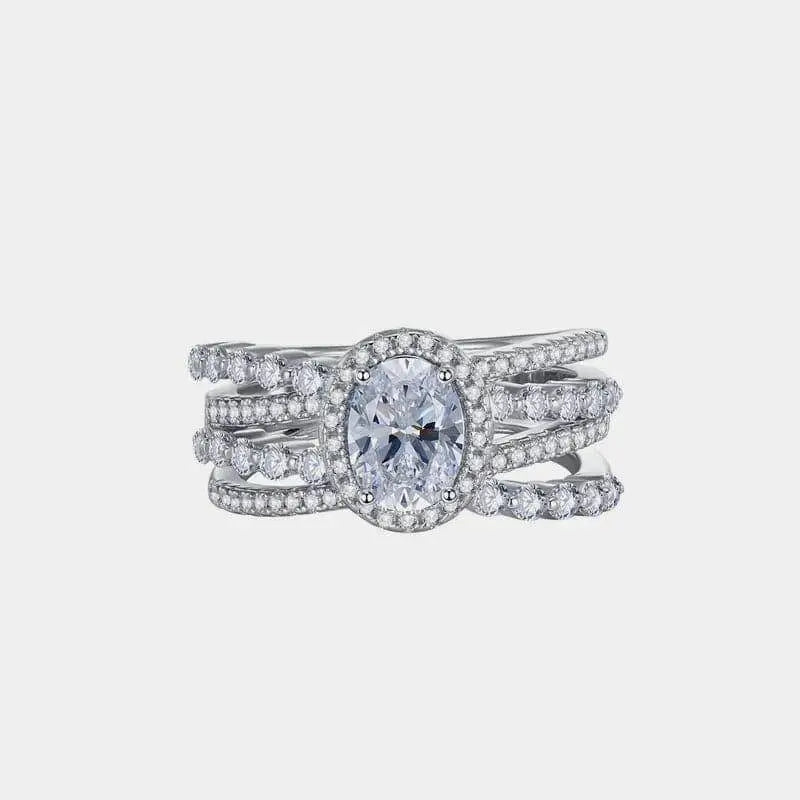 Exquisite 3 carat moissanite ring for luxury fashion and exclusive jewelry $250 1-piece this exquisite moissanite