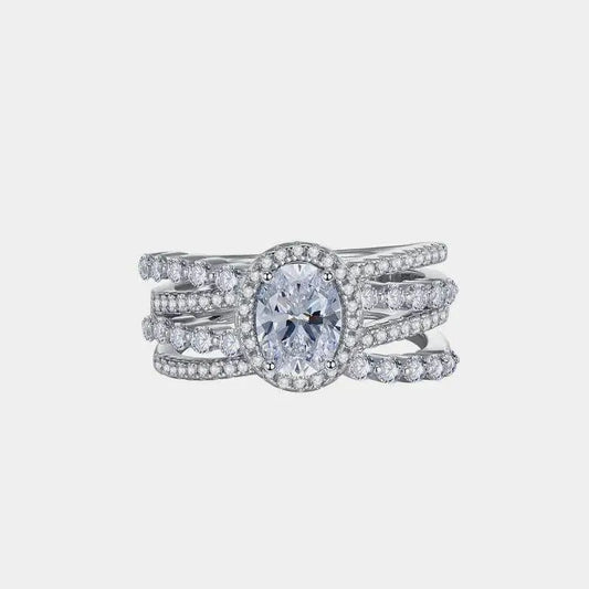 Exquisite 3 carat moissanite ring for luxury fashion and exclusive jewelry $250 1-piece this exquisite moissanite