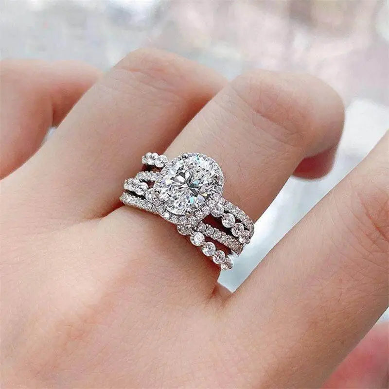 Exquisite 3 carat moissanite ring for luxury fashion and exclusive jewelry $250 1-piece this exquisite moissanite