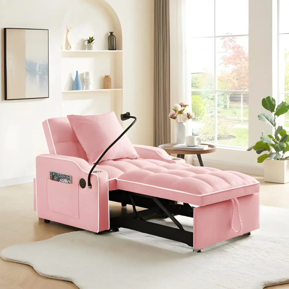 Luxury 3-in-1 sofa bed sleeper chair for stylish small spaces $329.99 specification product information item