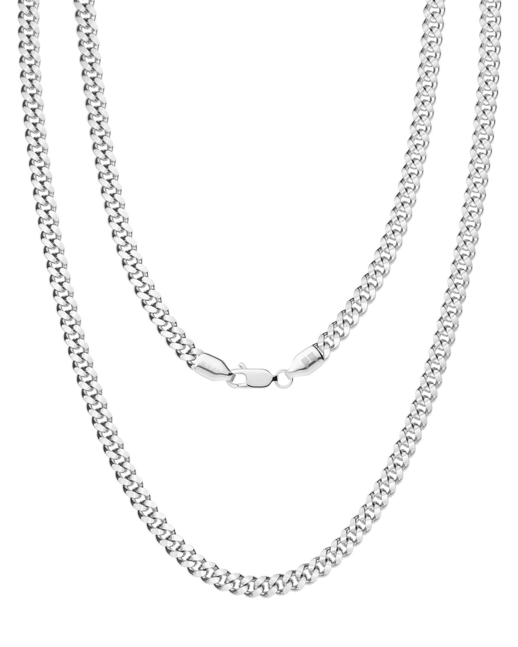Silver Cuban Link Chain (3.5mm) - Maven Couture IncNecklace