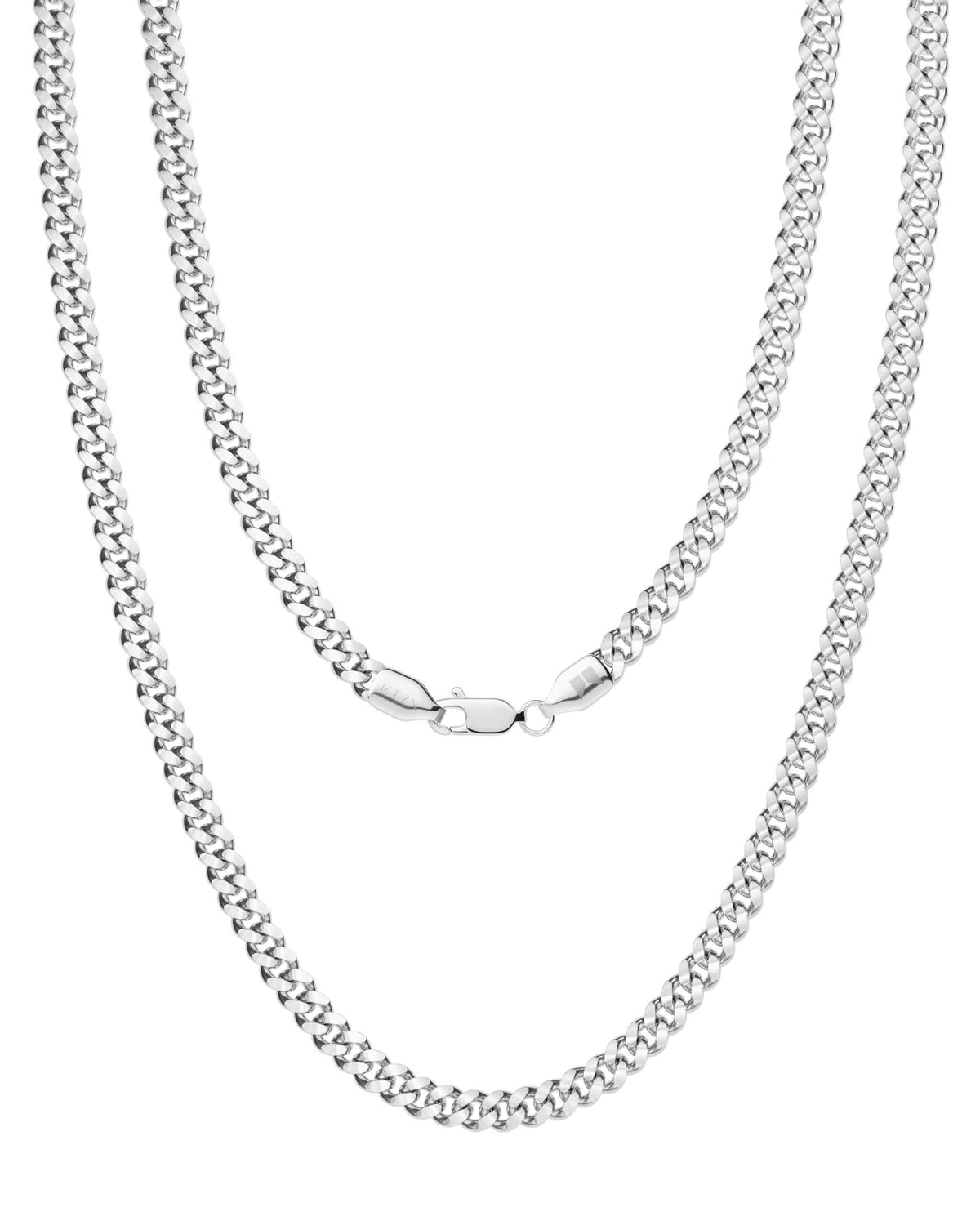 Silver Cuban Link Chain (3.5mm) - Maven Couture IncNecklace