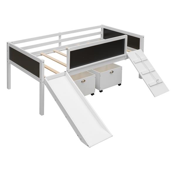 Elevate your space with the luxurious double loft bed in white