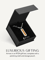 Tiger Eye Column Pendant Necklace - Maven Couture IncColumn Pendant
