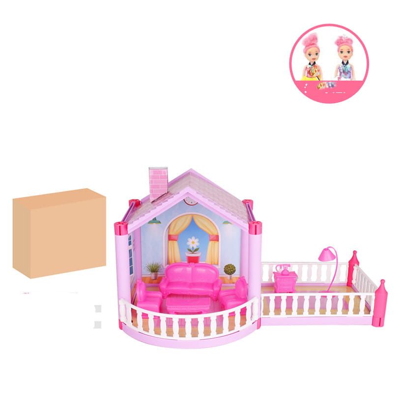 Luxurious princess castle villa doll house for imaginative play