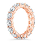 4.00 Ct Round Cut Created Moissanite Classic Eternity Band in 14k Gold Overlay - Maven Couture IncDiamond Ring