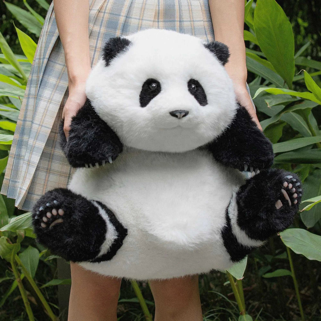 4.6lbs Panda Hehua Handcrafted Plush– Calm Companion Mindful Relax - Maven Couture IncPanda