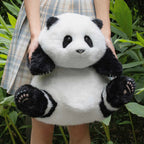 4.6lbs Panda Hehua Handcrafted Plush– Calm Companion Mindful Relax - Maven Couture IncPanda