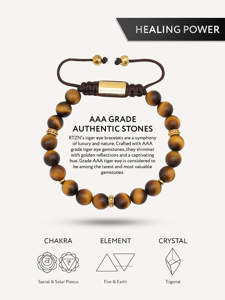 Tigers Eye Beaded Bracelet - Mykonos - Maven Couture IncBeaded Bracelet