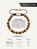 Tigers Eye Beaded Bracelet - Mykonos - Maven Couture IncBeaded Bracelet