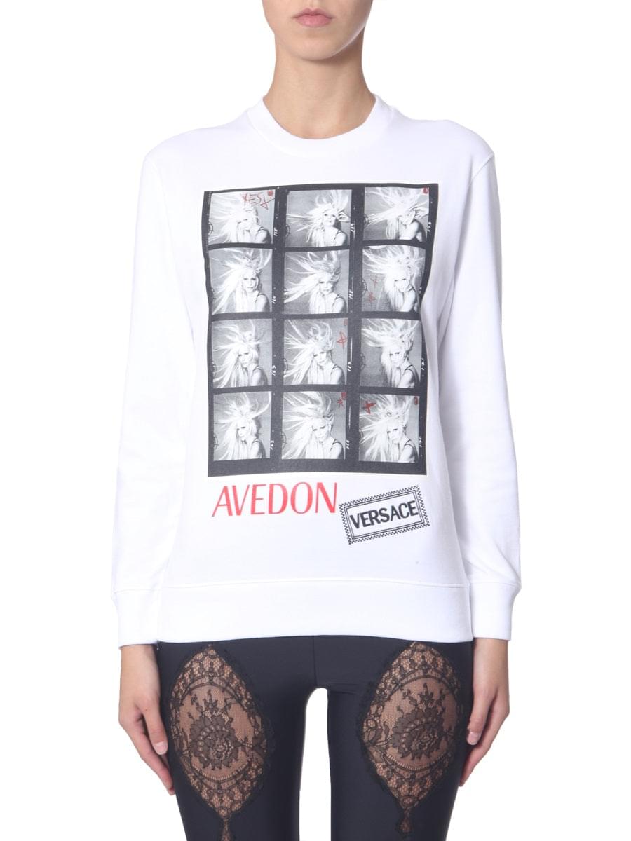 Versace Women Crew Neck Sweatshirt - Maven Couture IncTops / Sweaters & Pullovers