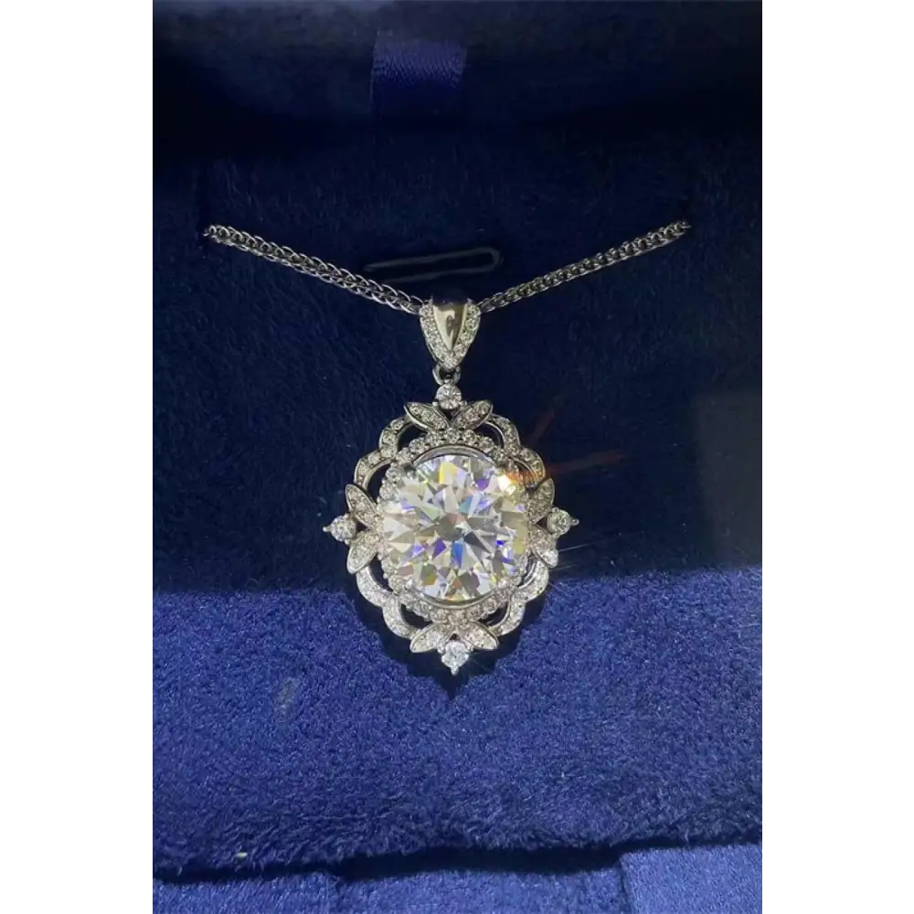 Exquisite 5 carat moissanite necklace in luxury fashion for women $256 indulge in the luxurious experience of owning