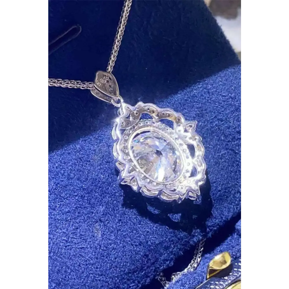 Exquisite 5 carat moissanite necklace in luxury fashion for women $256 indulge in the luxurious experience of owning