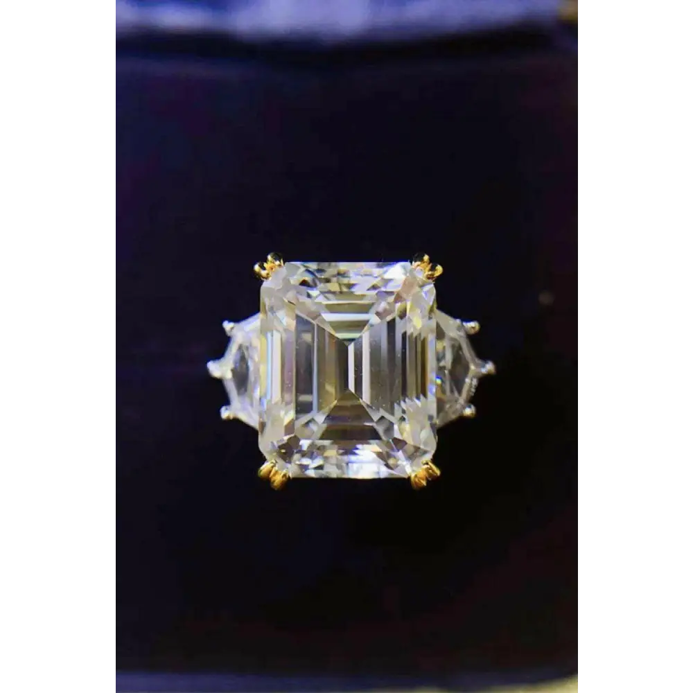 Exquisite 5 carat moissanite ring for luxury fashion enthusiasts $279 moissanite jewelry over 0.3 carats comes