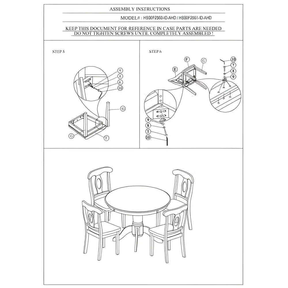 Timeless elegance dining room set for luxury home décor $866.99 furniture furniture