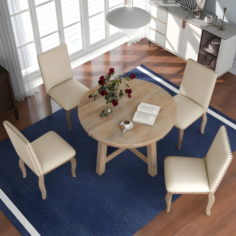 Elevate your home with the farmhouse wooden dining table set $899.99 specification product information item st000074aae