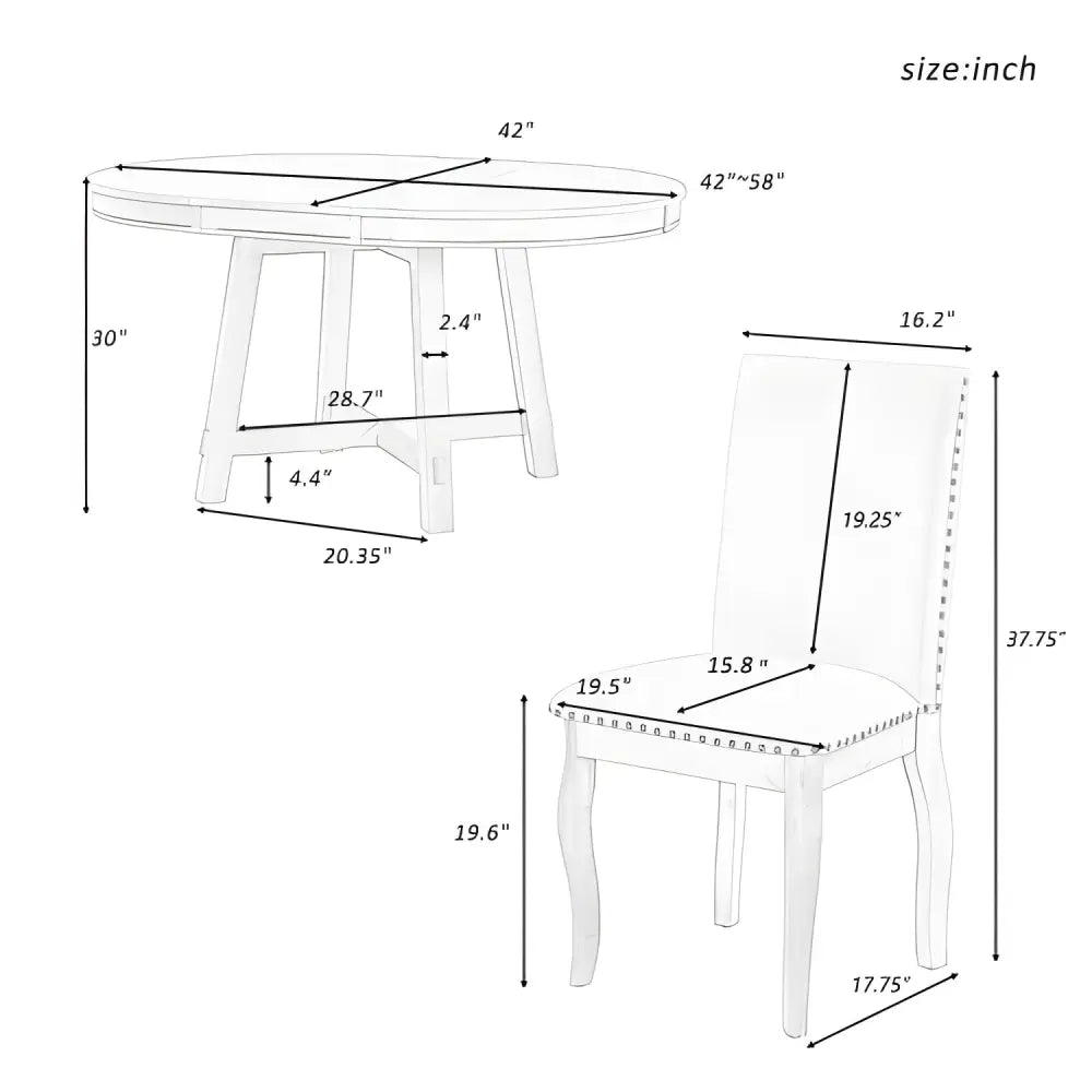 Elevate your home with the farmhouse wooden dining table set $899.99 specification product information item st000074aae