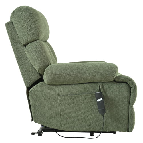 Experience luxury with the oversized power lift recliner chair