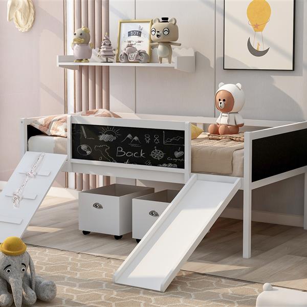 Elevate your space with the luxurious double loft bed in white