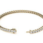 6.00 CTW AGI Certified Lab-Grown Diamond Tennis Bracelet in 14K Yellow or White Gold | G/VS Clarity