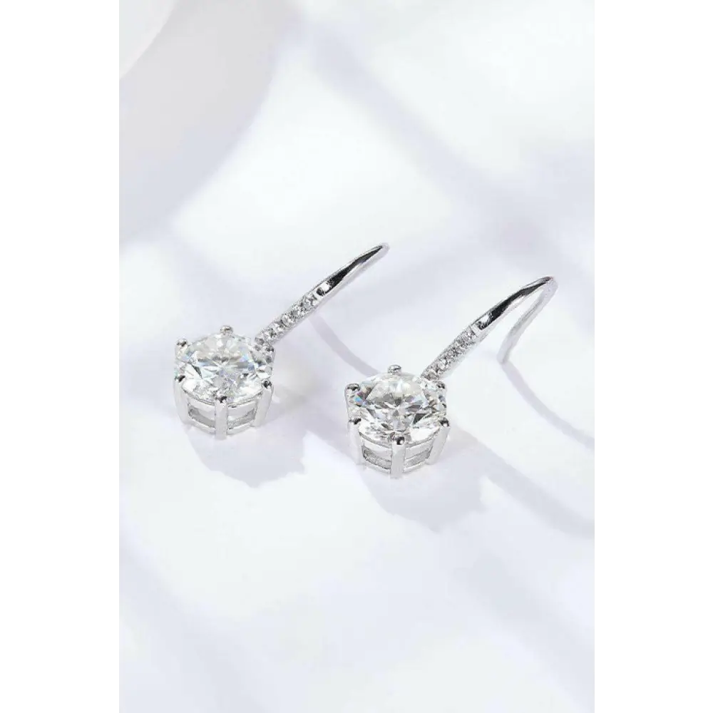 Elegant moissanite drop earrings for exclusive jewelry and accessories $124 indulge in the exquisite charm