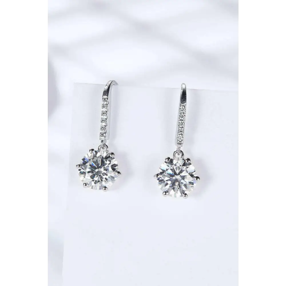 Elegant moissanite drop earrings for exclusive jewelry and accessories $124 indulge in the exquisite charm