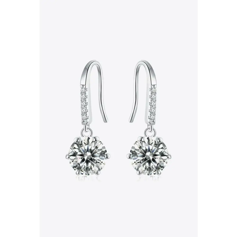 Elegant moissanite drop earrings for exclusive jewelry and accessories $124 indulge in the exquisite charm