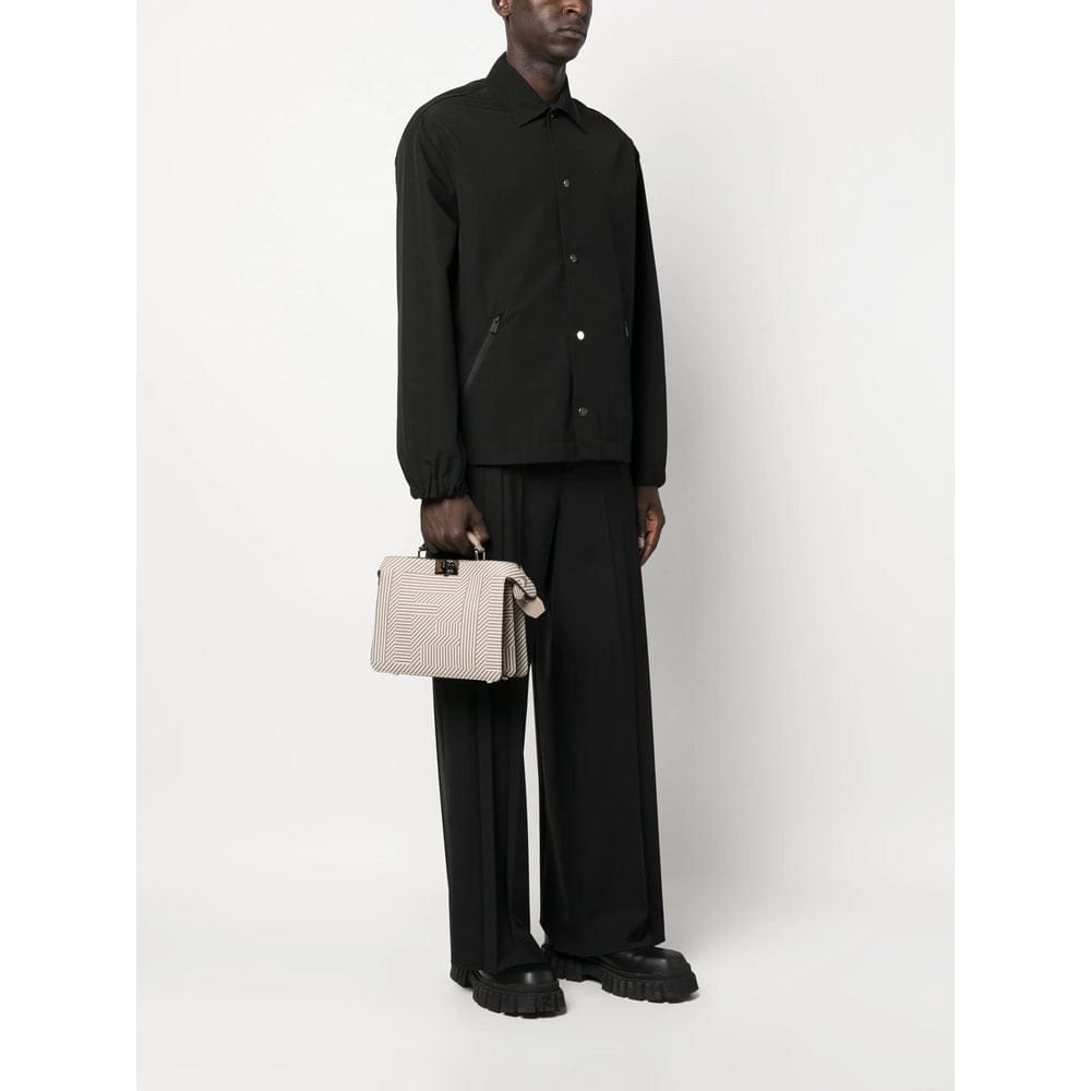 Fendi Neutrals Tote Bags Men Men