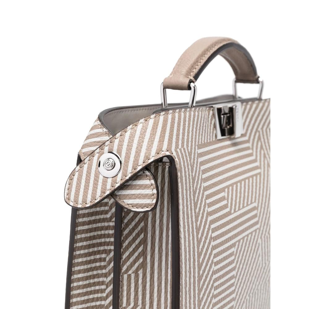 Fendi Neutrals Tote Bags Men Men