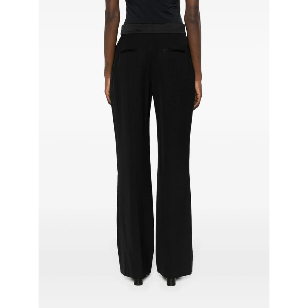 Casablanca Black Trousers - Straight Trousers Women - Maven Couture IncBottoms / Pants