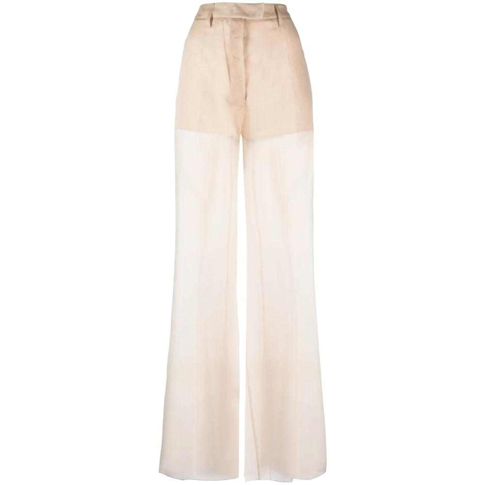 Prada Neutrals Trousers - Flared Trousers Women - Maven Couture IncBottoms / Pants