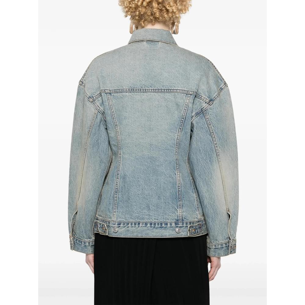 Balenciaga Blue Jackets - Denim Jackets Women - Maven Couture IncOuterwear / Jackets
