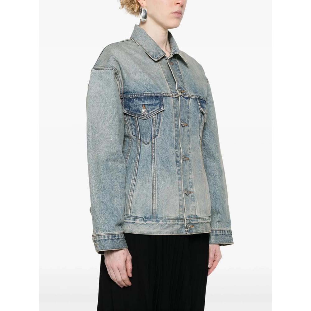 Balenciaga Blue Jackets - Denim Jackets Women - Maven Couture IncOuterwear / Jackets
