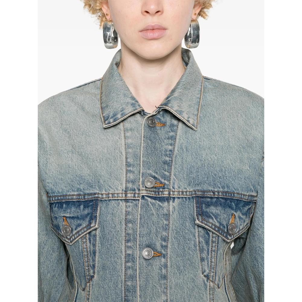 Balenciaga Blue Jackets - Denim Jackets Women - Maven Couture IncOuterwear / Jackets