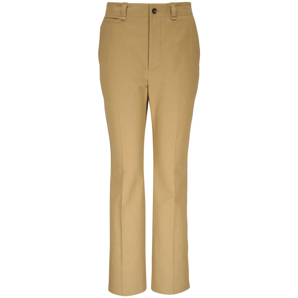 Saint Laurent Neutrals Trousers - Straight Trousers Women Women - Maven Couture IncBottoms / Pants