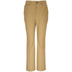 Saint Laurent Neutrals Trousers - Straight Trousers Women Women - Maven Couture IncBottoms / Pants