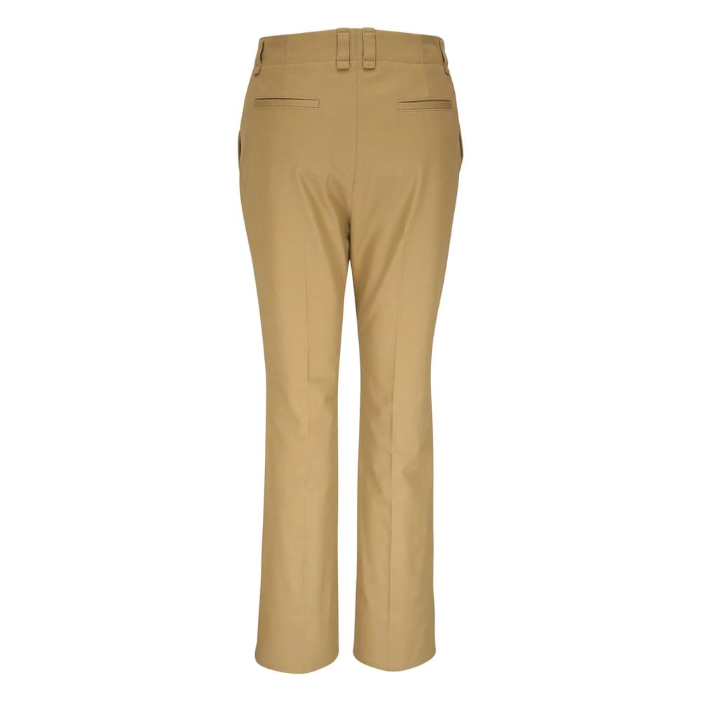 Saint Laurent Neutrals Trousers - Straight Trousers Women Women - Maven Couture IncBottoms / Pants