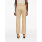 Saint Laurent Neutrals Trousers - Straight Trousers Women Women - Maven Couture IncBottoms / Pants