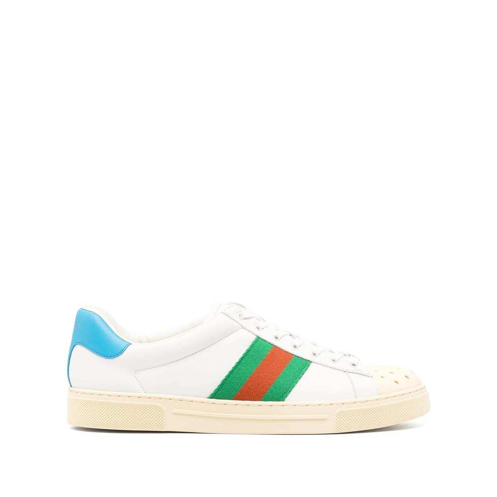 Gucci White Trainers - Low-Tops Men Men - Maven Couture IncShoes / Athletic