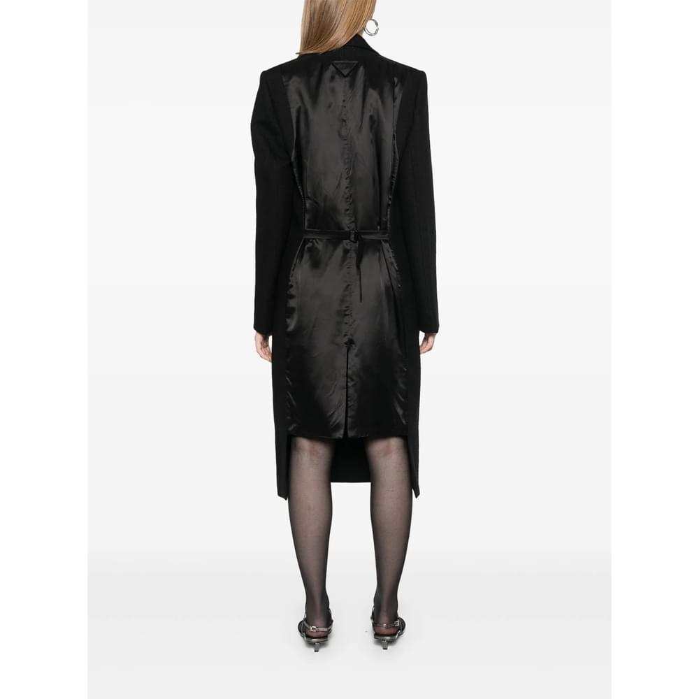 Prada Black Coats - Double Breasted & Peacoats Women Women - Maven Couture IncOuterwear / Coats